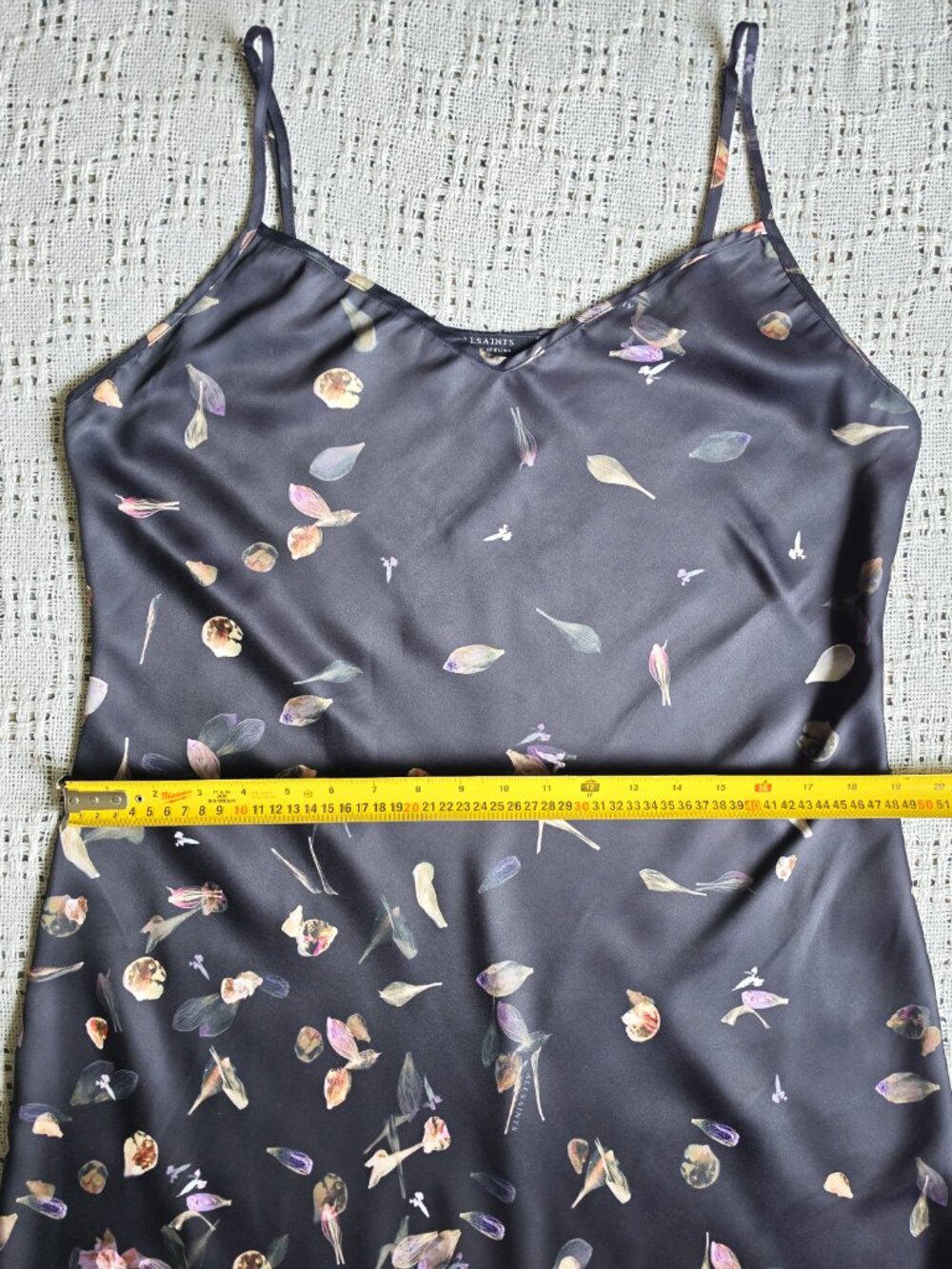 AllSaints Bryony Mutare Slip Dress Floral Adjustable Straps US 12, UK 16, EU 44 - Picture 7 of 10